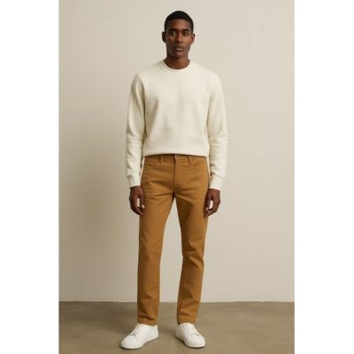 Khaki Trouser Pants -Brown